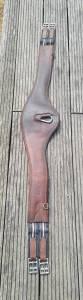 sangle anatomique Antarés en cuir marron taille 125cm 