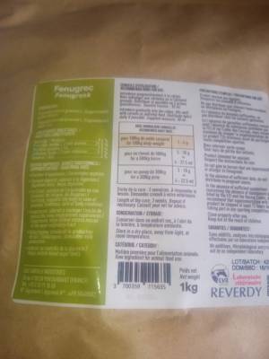Fenugrec 1kg