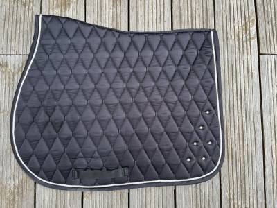 TAPIS EQUITATION NOIR AVEC STRASS DECATHLON