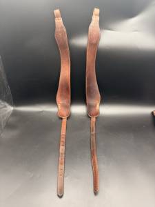 Étrivières CWD en cuir marron – Paire – Taille L