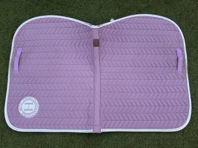 Tapis Harcour Vieux Rose / Lilas & Blanc Taille Cheval