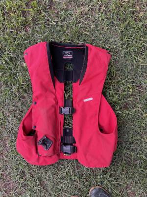 Gilet airbag Hit-Air rouge XS-M