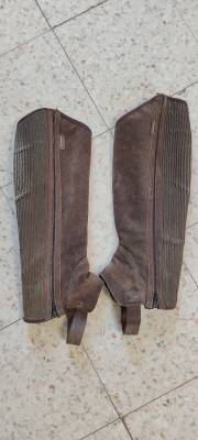 Mini-chaps marron