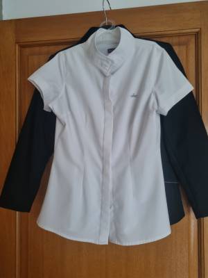 Chemise de concours fille blanche 