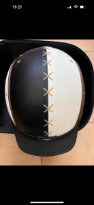 Bombe Casco noire et blanche