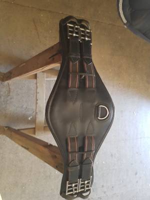 Sangle courte Eric Mondange noire 50 cm