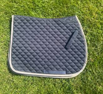 Tapis de selle bleu marine mixte 