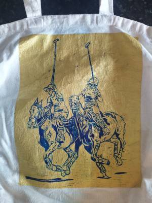 Sac polo linogravure