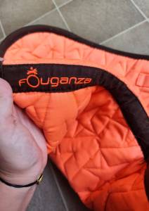 Tapis de selle orange Fouganza Tapis de selle orange Fouganza