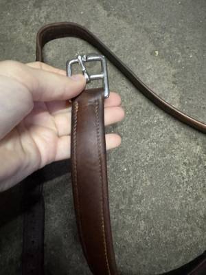 Étrivières Bruno Delgrange en cuir havane 135cm