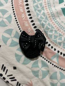 Résille noir à strass 