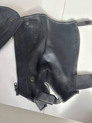 Mini chaps EQUITHEME cuir enfant 