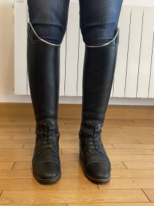 Bottes d'équitation Hathor Bottier sur mesure, noires