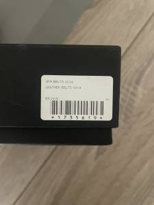 Belle ceinture GPA, marron effet brossé, neuve