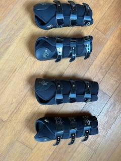 Ensemble guêtres de dressage Vérédus cheval