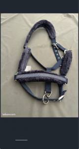 Licol bleu marine moumoute  Taille grand cheval  Équita