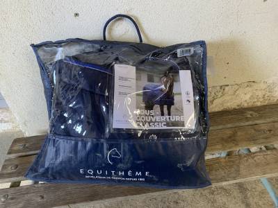 Equithème - Sous-couverture Classic 1200D marine 200g