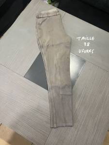 Pantalon équitation femme ou mixte marron taille 38 