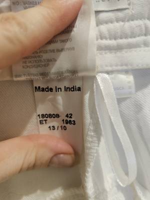 Pantalon de concours blanc 