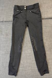 Pantalon Penelope Équitation Romy Gris Chiné - Enfant