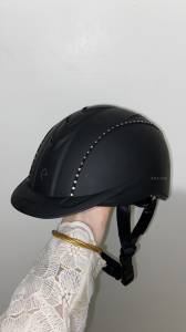 Bombe Équithème Padd noire mate S-M très bon