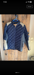 Doudoune horse pilot XS Marine