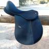 Selle mixte Hispano Hipica taille 17,5. Vendue nue.