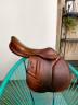 Selle Renaissance doublee veau 18 pouces