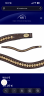 Frontal strass havane strasstopaze Horse Fitforme Int. 