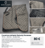 Couverture Kentucky Horsewear matelass&eacute;e noire
