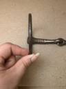 Mors snaffle simple brisure cuivre inutilisable T.125