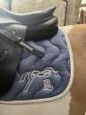 Tapis de selle P&eacute;n&eacute;lope le Pr&eacute;vost Bleu