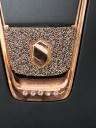 Casque samshield noir rose gold 5 Swarovski 