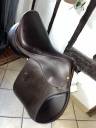 Selle Eric Thomas Fitter Mixte marron 17,5