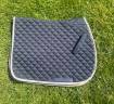 Tapis de selle bleu marine mixte 