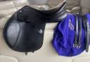 Selle bâtes 17 pouces cuir noire