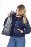 Janari Veste Puffer - Navy/Silver