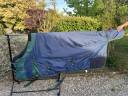 Couverture cheval bleu ext&eacute;rieur chaud  Taille 130 voir