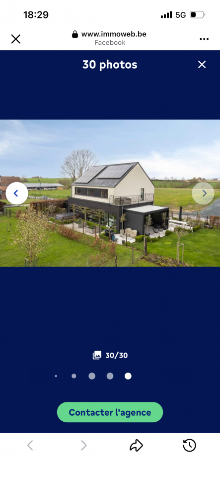 Villa &agrave; vendre avec prairie,PEB A