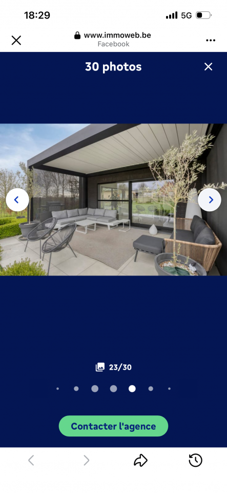 Villa &agrave; vendre avec prairie,PEB A