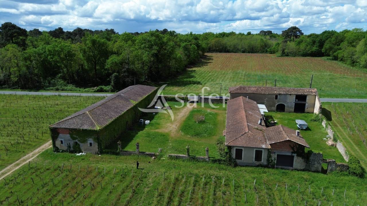 A 35 minutes au Sud de BORDEAUX: propri&eacute;t&eacute; AGRICOLE &agrave; r&eacute;nove
