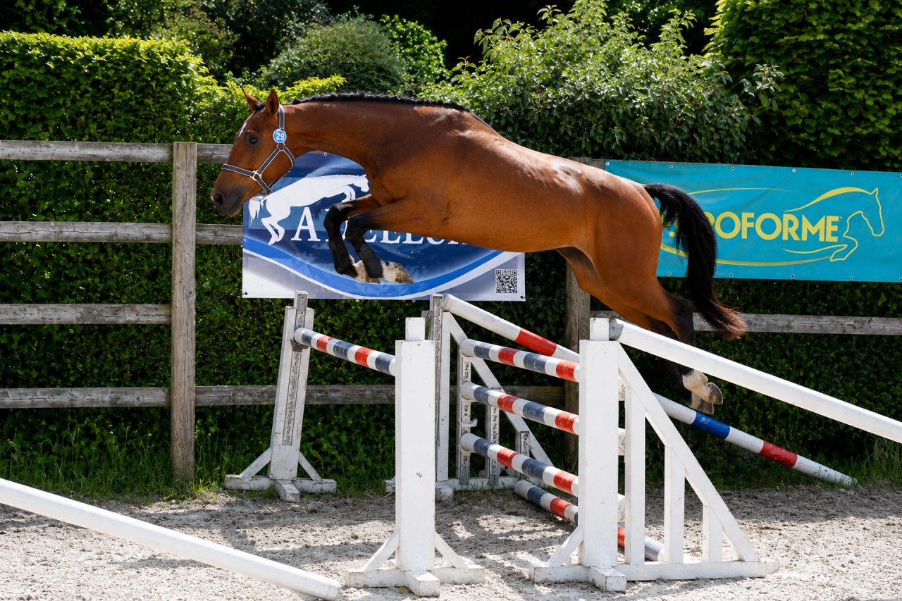 Jument de 3 ans &ndash; top mental, beau potentiel CSO