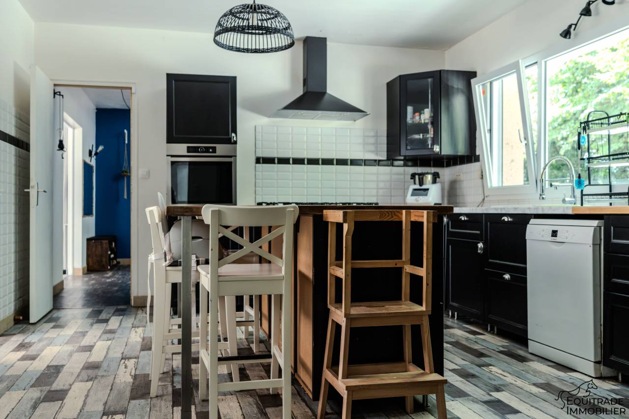 Grande maison familiale avec beau terrain arbor&eacute;