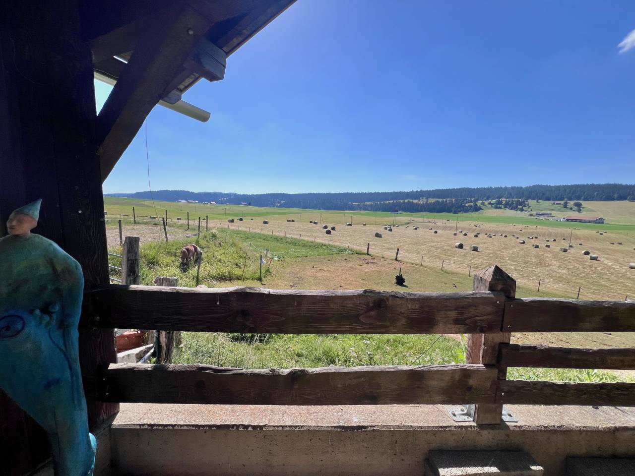 Ferme &eacute;questre avec stabulations