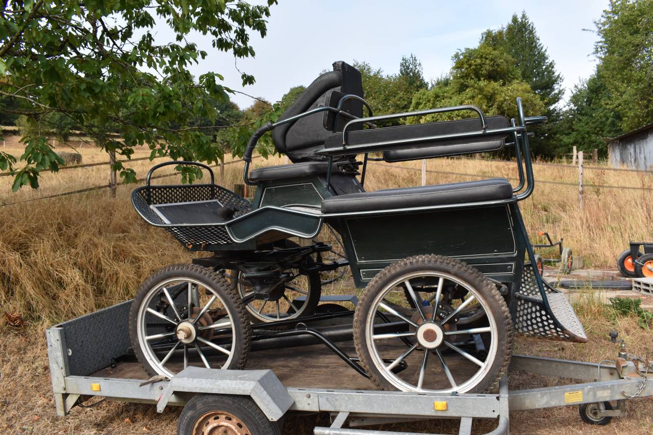 Voiture d'attelage / Caleche Marathon d'entra&icirc;nement (1