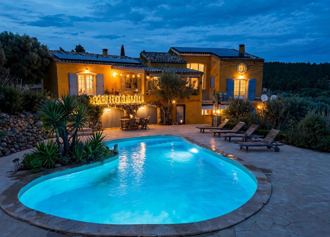 Villa equestre vue sur Mer,1,04 ha, 4 boxe 