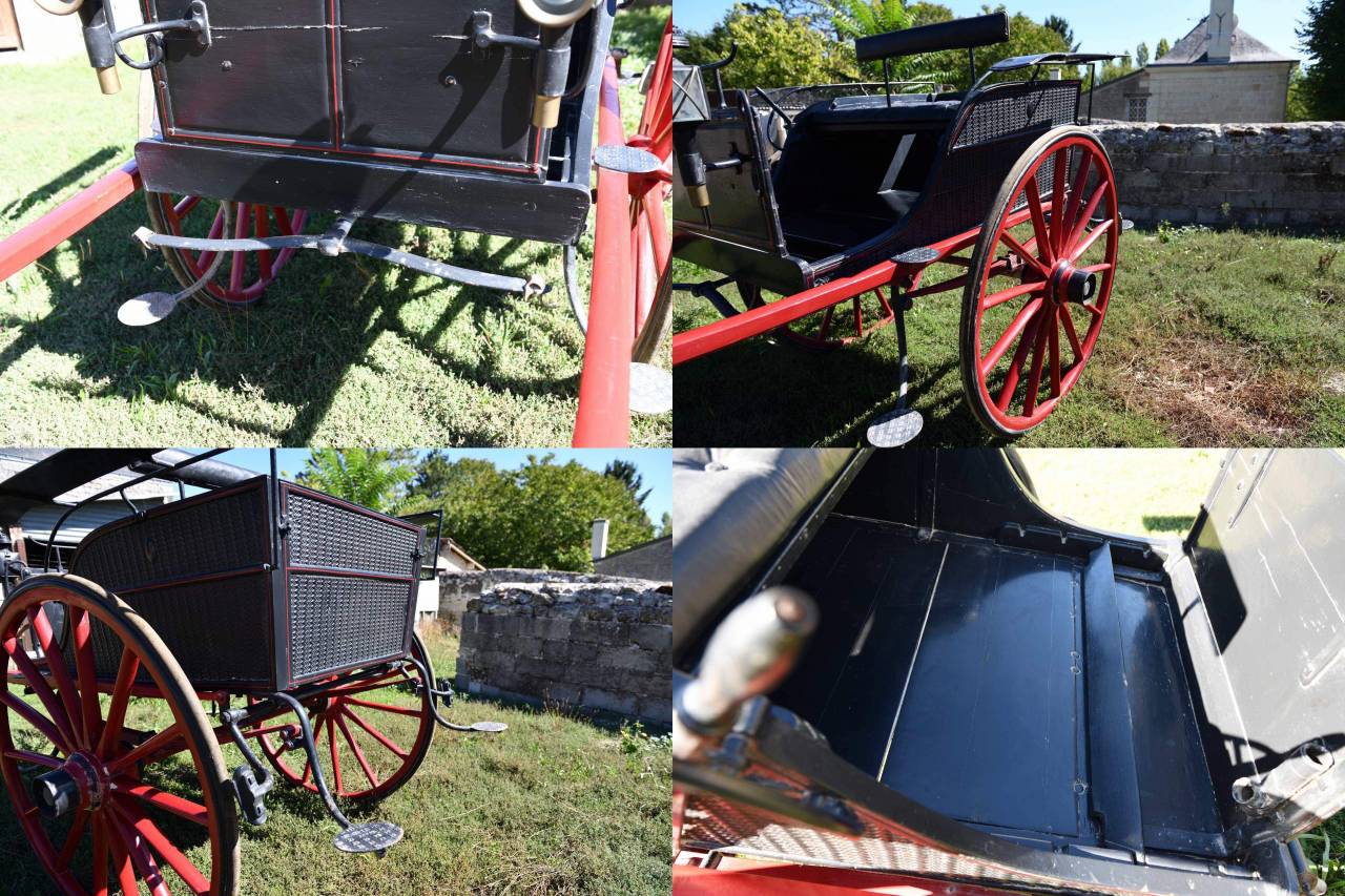 Dog-cart ancien 2 roues Leconte &ndash; Les Ponts-de-C&eacute; &ndash; com
