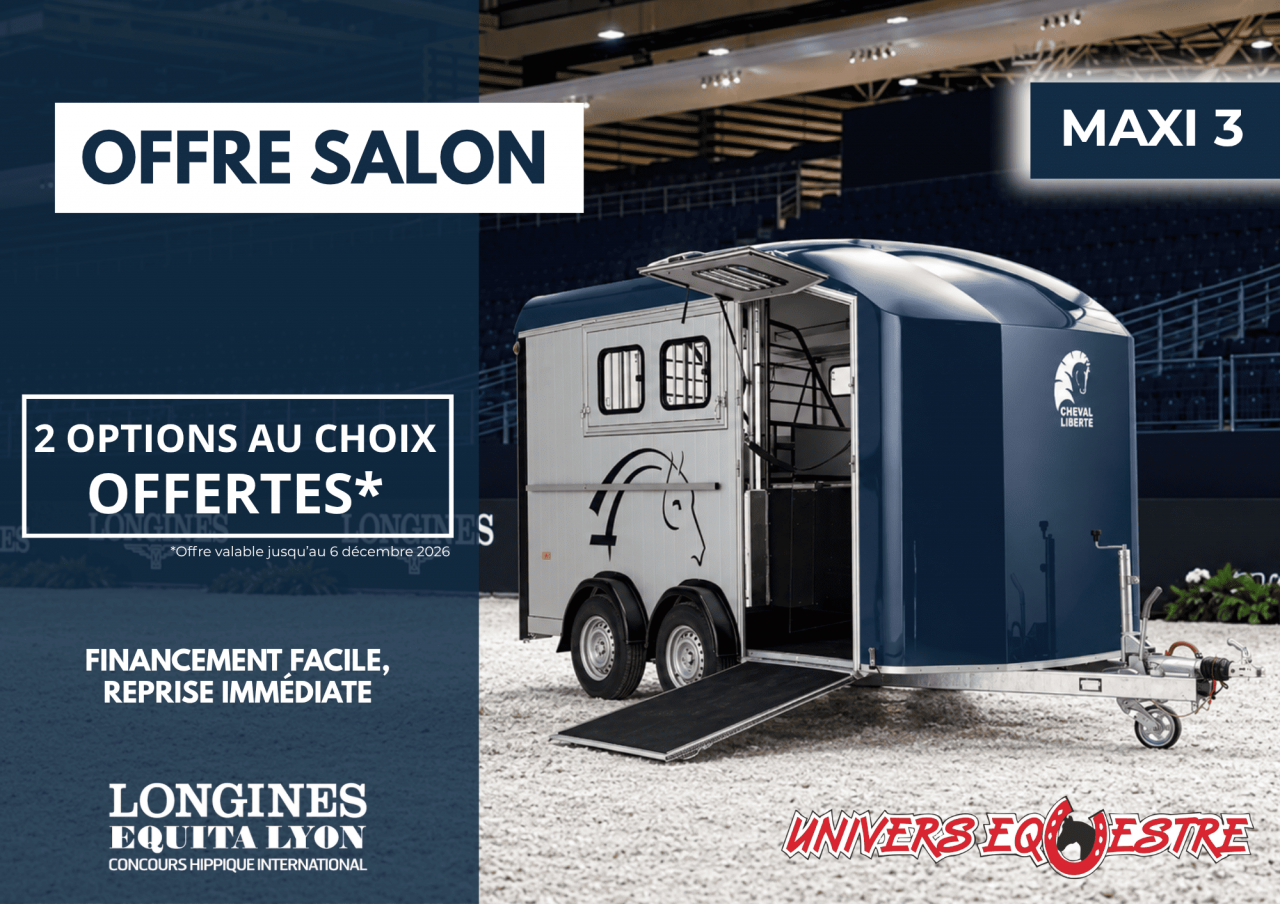 MAXI 3 VAN CHEVAL LIBERTE 3 PLACES - PROMOTION 