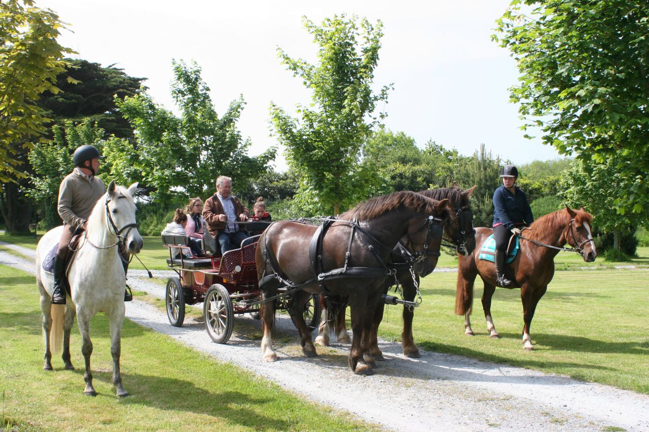 G&icirc;tes &eacute;questres bord de mer