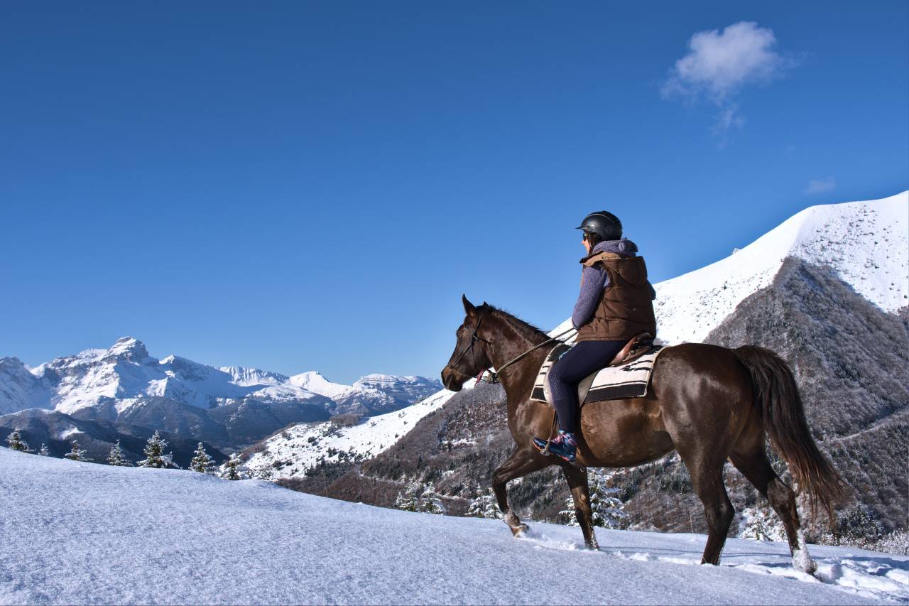 Week-end Randonn&eacute;e &agrave; cheval Vercors